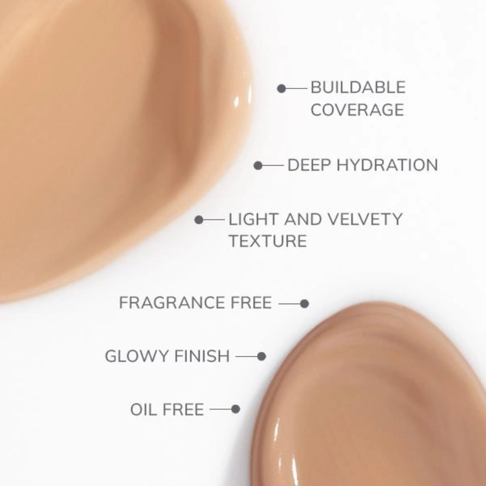 Farmasi Air Glow Foundation C02 30ml Luminous Buildable Coverage