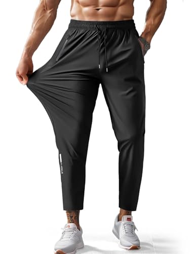 Hidkat Men's Quick-Dry Hiking Pants Lightweight Water Resistant