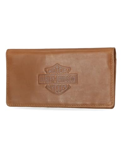Harley-Davidson Men's Genuine Leather RFID Blocking Wallet