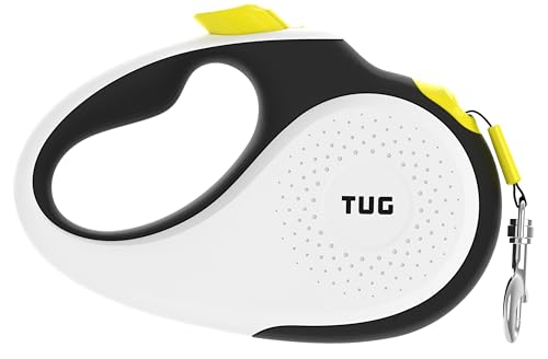 TUG 16 Ft Retractable Dog Leash Tangle-Free Durable Nylon Tape