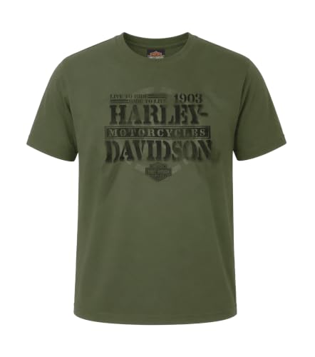 Harley-Davidson Men's Up Swept Eagle Short Sleeve T-Shirt 30296656