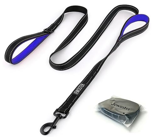 JEWOSTER 6ft Heavy Duty Dog Leash with Padded Traffic Handle
