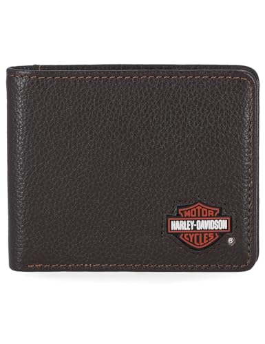 Harley-Davidson Men's Genuine Leather RFID Blocking Wallet