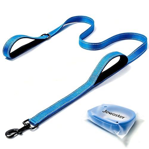 JEWOSTER 6ft Heavy Duty Dog Leash with Padded Traffic Handle