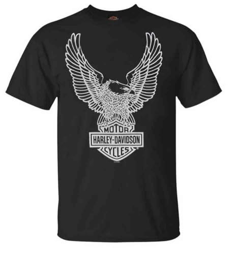 Harley-Davidson Men's Up Swept Eagle Short Sleeve T-Shirt 30296656
