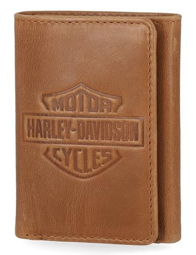 Harley-Davidson Men's Genuine Leather RFID Blocking Wallet