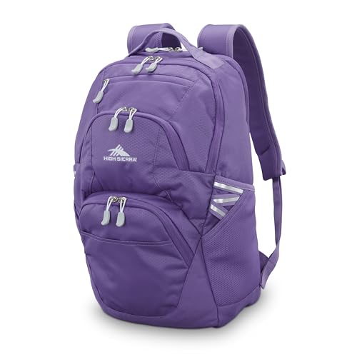 High Sierra Swoop SG Laptop Backpack 17" Drop Protection Floral/Blue