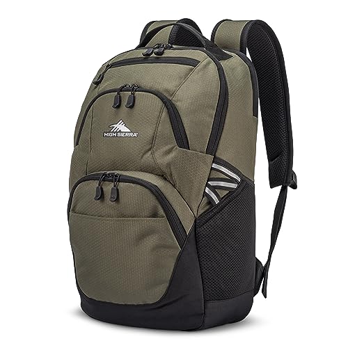 High Sierra Swoop SG Laptop Backpack 17" Drop Protection Floral/Blue