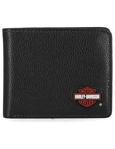 Harley-Davidson Men's Genuine Leather RFID Blocking Wallet