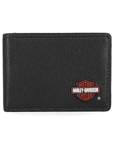 Harley-Davidson Men's Genuine Leather RFID Blocking Wallet