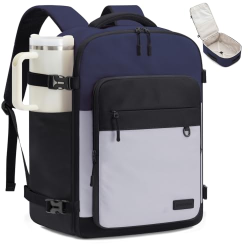 LOVEVOOK Travel Backpack for Women & Men 40L Carry On with 3 Packing Cubes