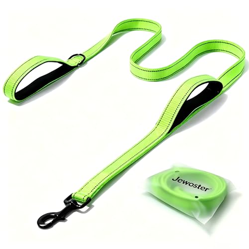 JEWOSTER 6ft Heavy Duty Dog Leash with Padded Traffic Handle