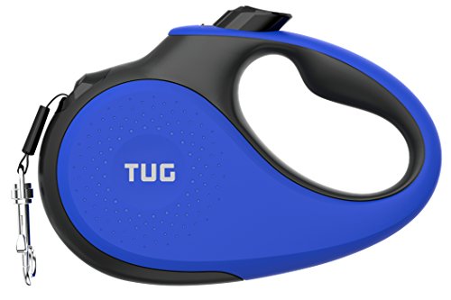 TUG 16 Ft Retractable Dog Leash Tangle-Free Durable Nylon Tape