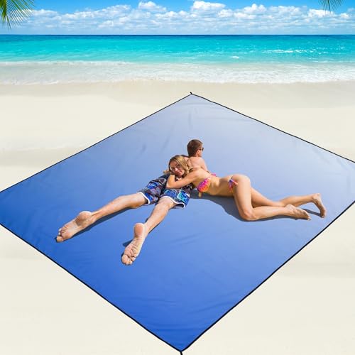 WIWIGO Waterproof Sandproof Beach Blanket Lightweight Nylon Picnic Mat