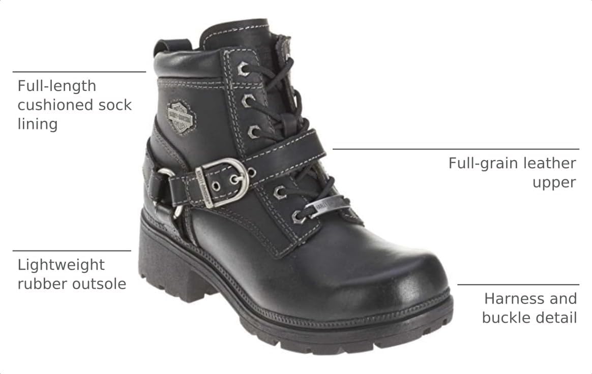 Harley-Davidson Women's Tegan Ankle Boots