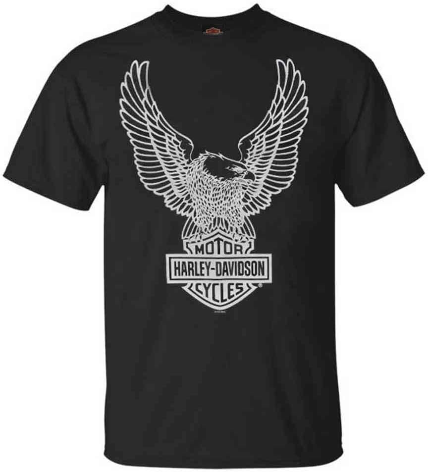 Harley-Davidson Men's Up Swept Eagle Short Sleeve T-Shirt 30296656
