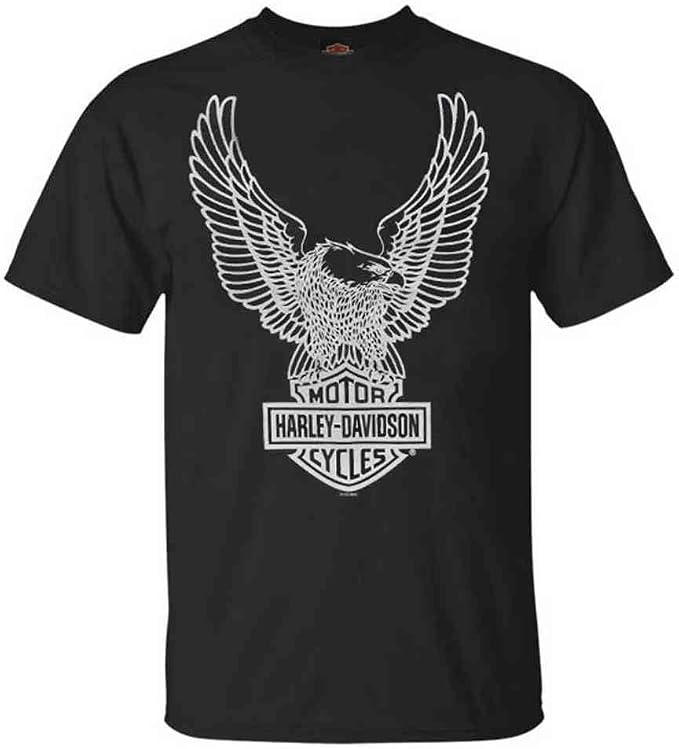 Harley-Davidson Men's Up Swept Eagle Short Sleeve T-Shirt 30296656