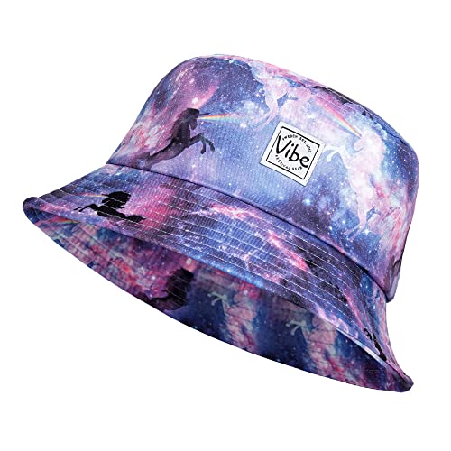 Vibe Festival Gear Bucket Hat Unisex Lightweight Festival Fishing Cap