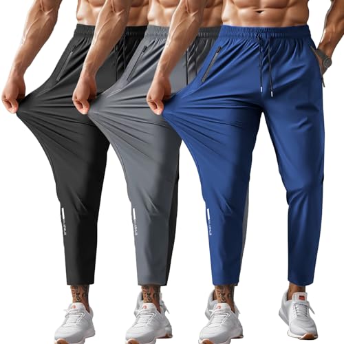 Hidkat Men's Quick-Dry Hiking Pants Lightweight Water Resistant