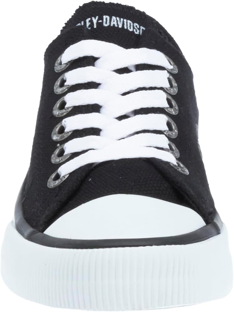 Harley-Davidson Women's Zia Lace-Up Fashion Sneakers Black