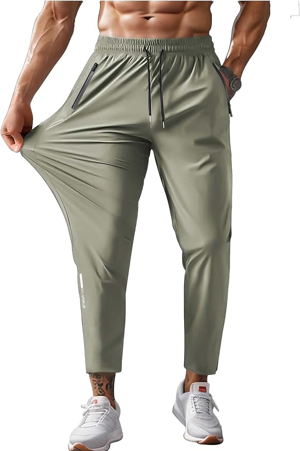 Hidkat Men's Quick-Dry Hiking Pants Lightweight Water Resistant