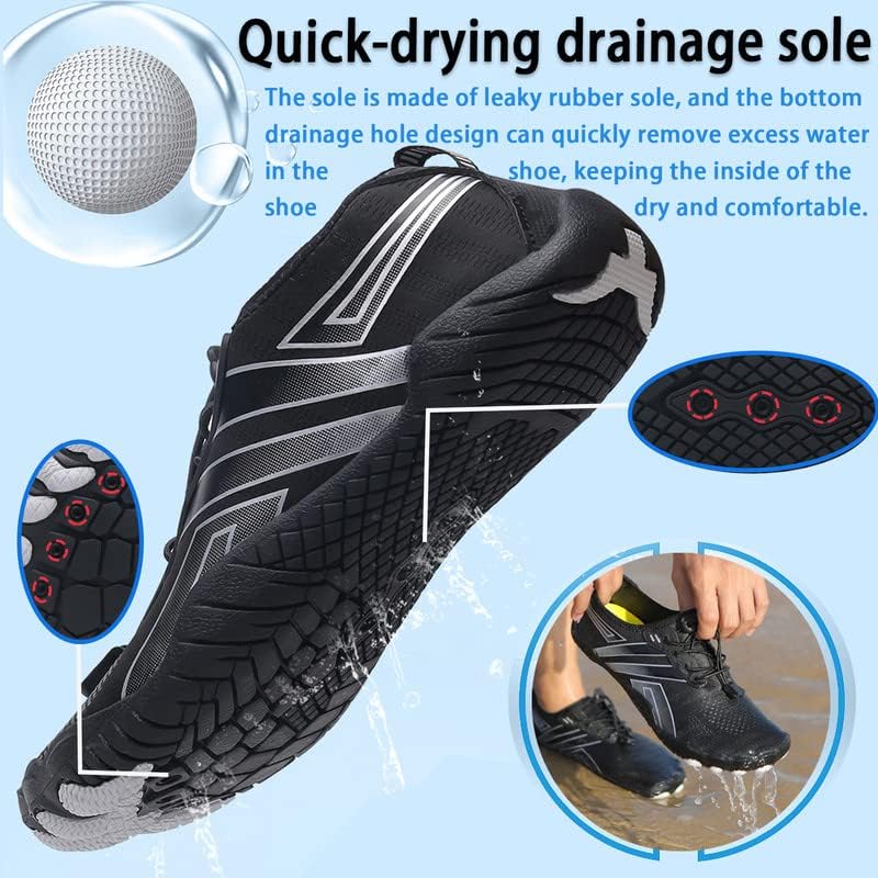 Ziitop Unisex Barefoot Water Shoes Quick Dry Aqua Sports