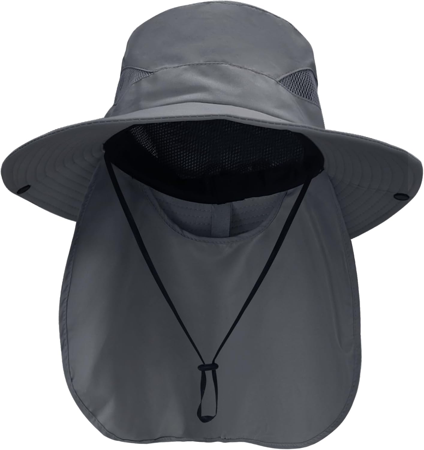 NPQQUAN Unisex UPF 50+ Wide Brim Sun Hat Neck Flap