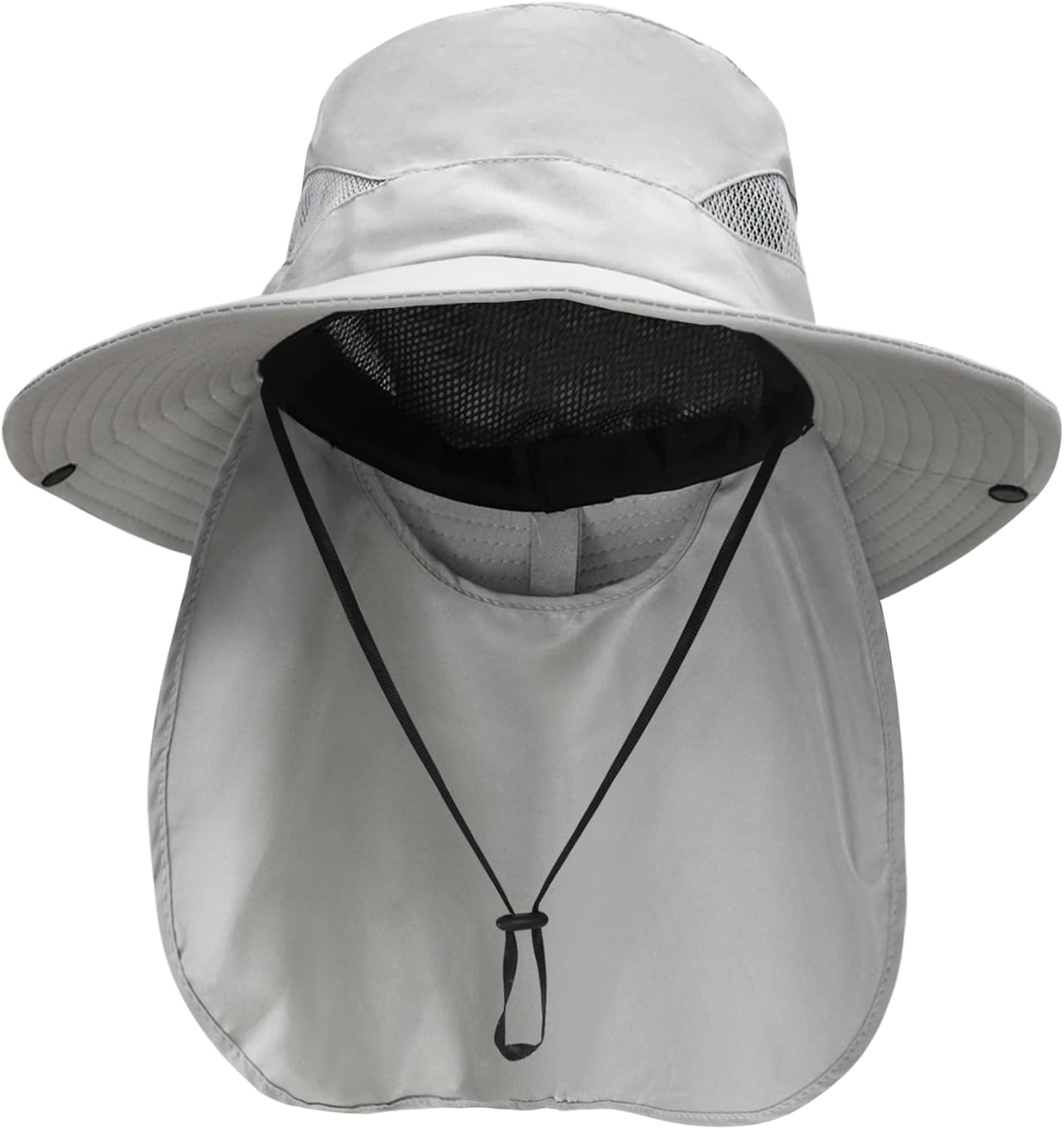 NPQQUAN Unisex UPF 50+ Wide Brim Sun Hat Neck Flap