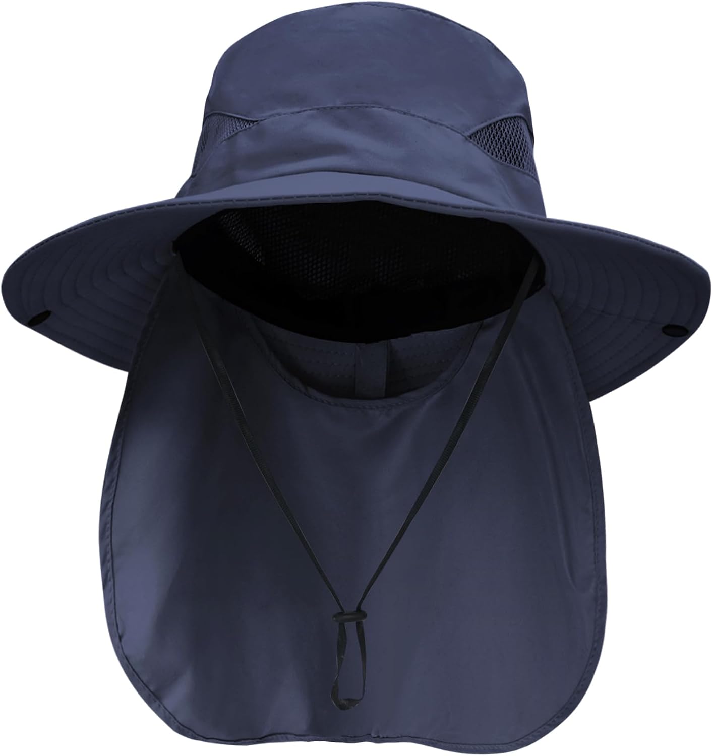 NPQQUAN Unisex UPF 50+ Wide Brim Sun Hat Neck Flap