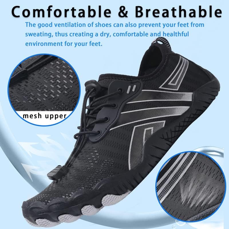 Ziitop Unisex Barefoot Water Shoes Quick Dry Aqua Sports