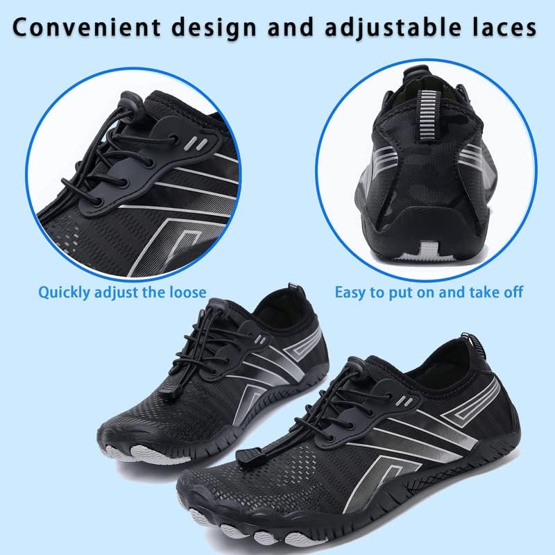 Ziitop Unisex Barefoot Water Shoes Quick Dry Aqua Sports