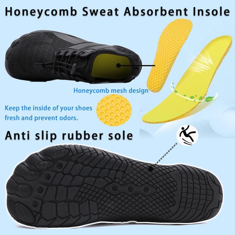 Ziitop Unisex Barefoot Water Shoes Quick Dry Aqua Sports