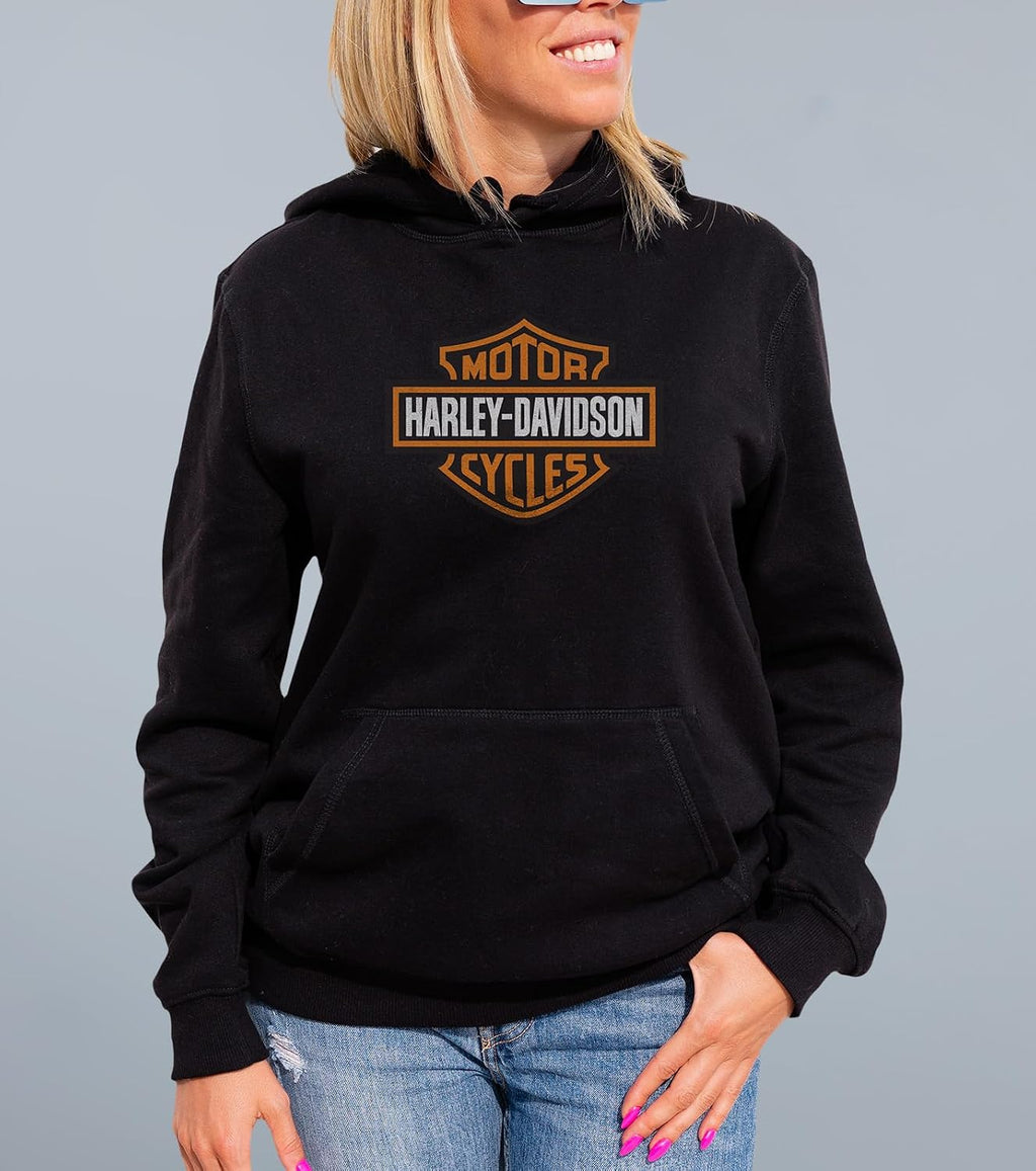 Harley-Davidson Women's Military Overseas Tour Pullover Hoodie Black