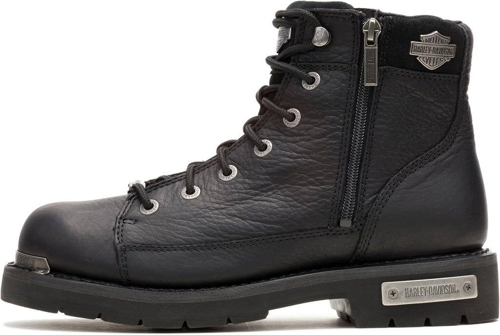 Harley-Davidson Men's Chipman Motorcycle Casual Boots Ankle Black