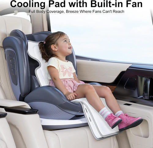 AMACOOL Baby Stroller Cooling Pad with Dual Fans 10000mAh