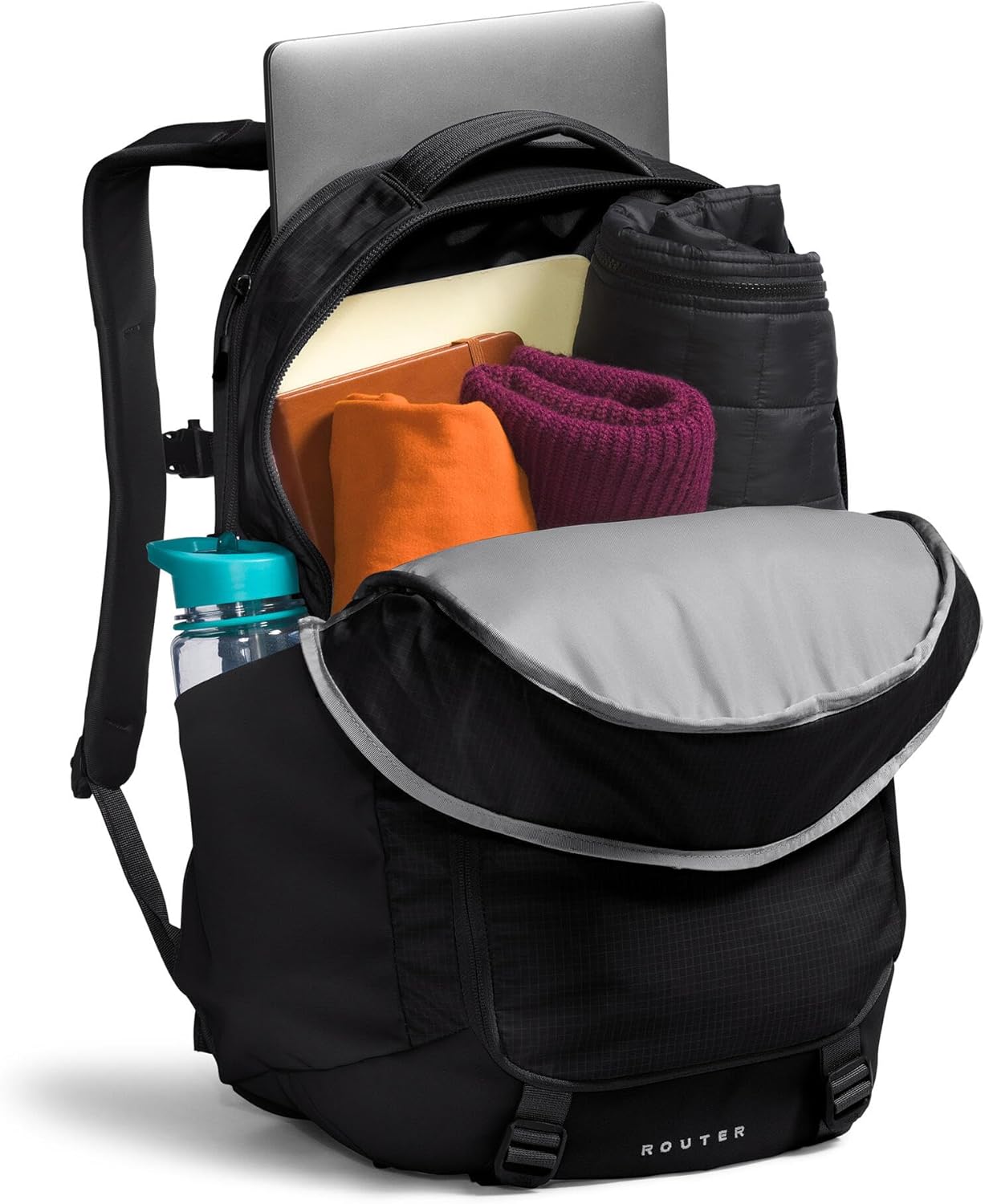 The North Face Router Everyday Laptop Backpack 40L Water Repellent TNF Black