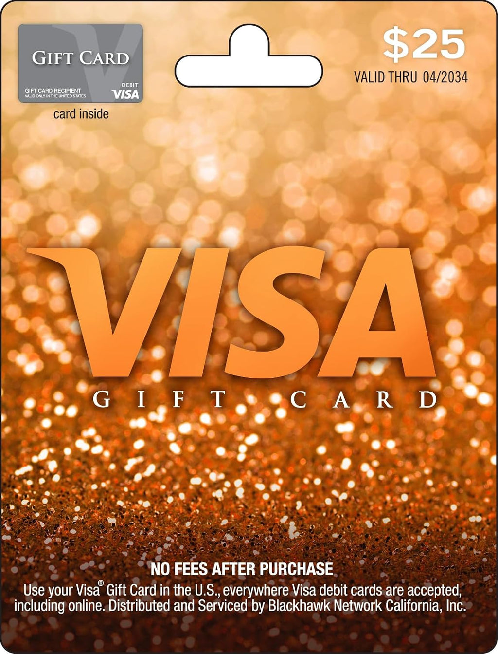Visa $25 Physical Gift Card
