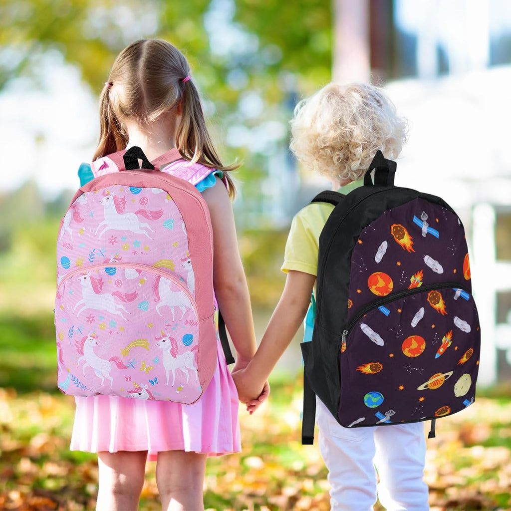 Clysee 24 Pack Bulk School Backpacks Assorted Printed Bookbags for Kids