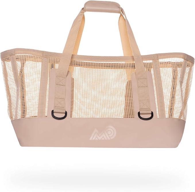 MISSION CASSI Heavy-Duty Outdoor Tote Bag, Waterproof Marine-Grade Mesh