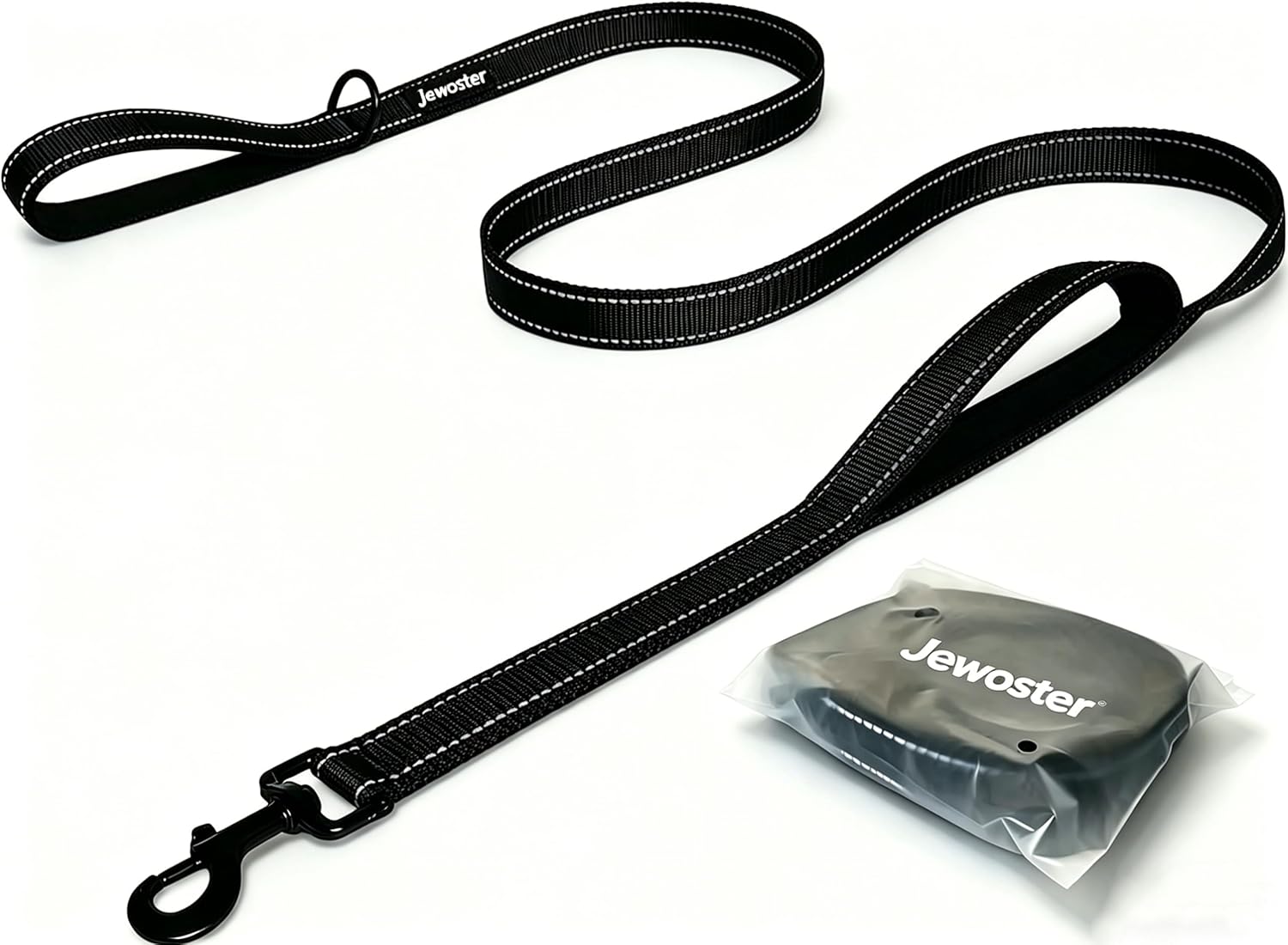JEWOSTER 6ft Heavy Duty Dog Leash with Padded Traffic Handle