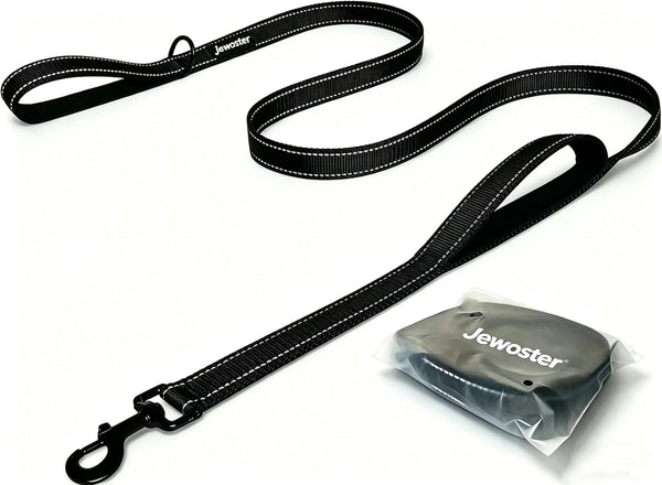 JEWOSTER 6ft Heavy Duty Dog Leash with Padded Traffic Handle