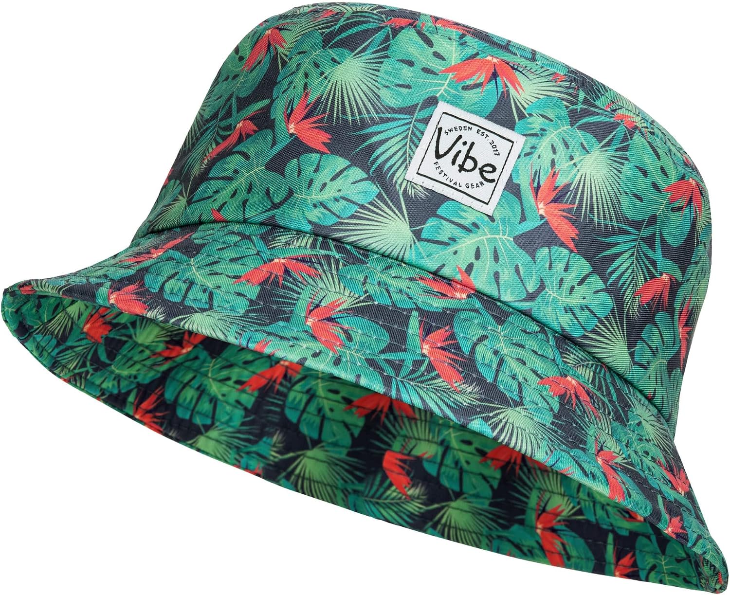 Vibe Festival Gear Bucket Hat Unisex Lightweight Festival Fishing Cap