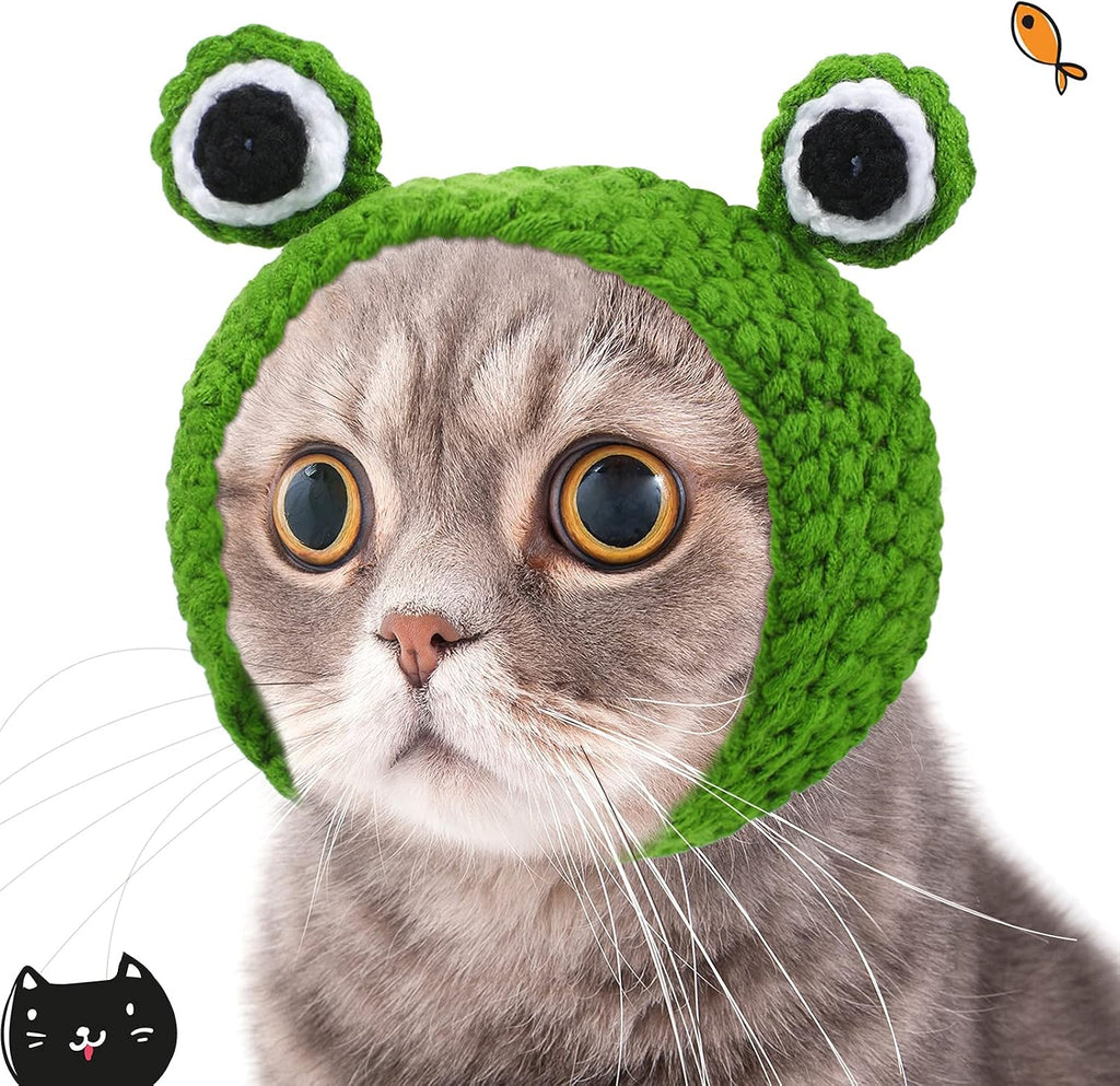 Weewooday 5-Piece Cute Pet Costume Hat Set for Cats & Small Dogs