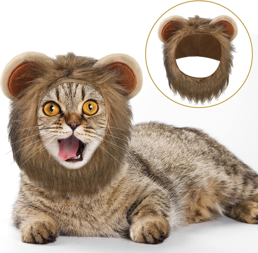 Weewooday 5-Piece Cute Pet Costume Hat Set for Cats & Small Dogs