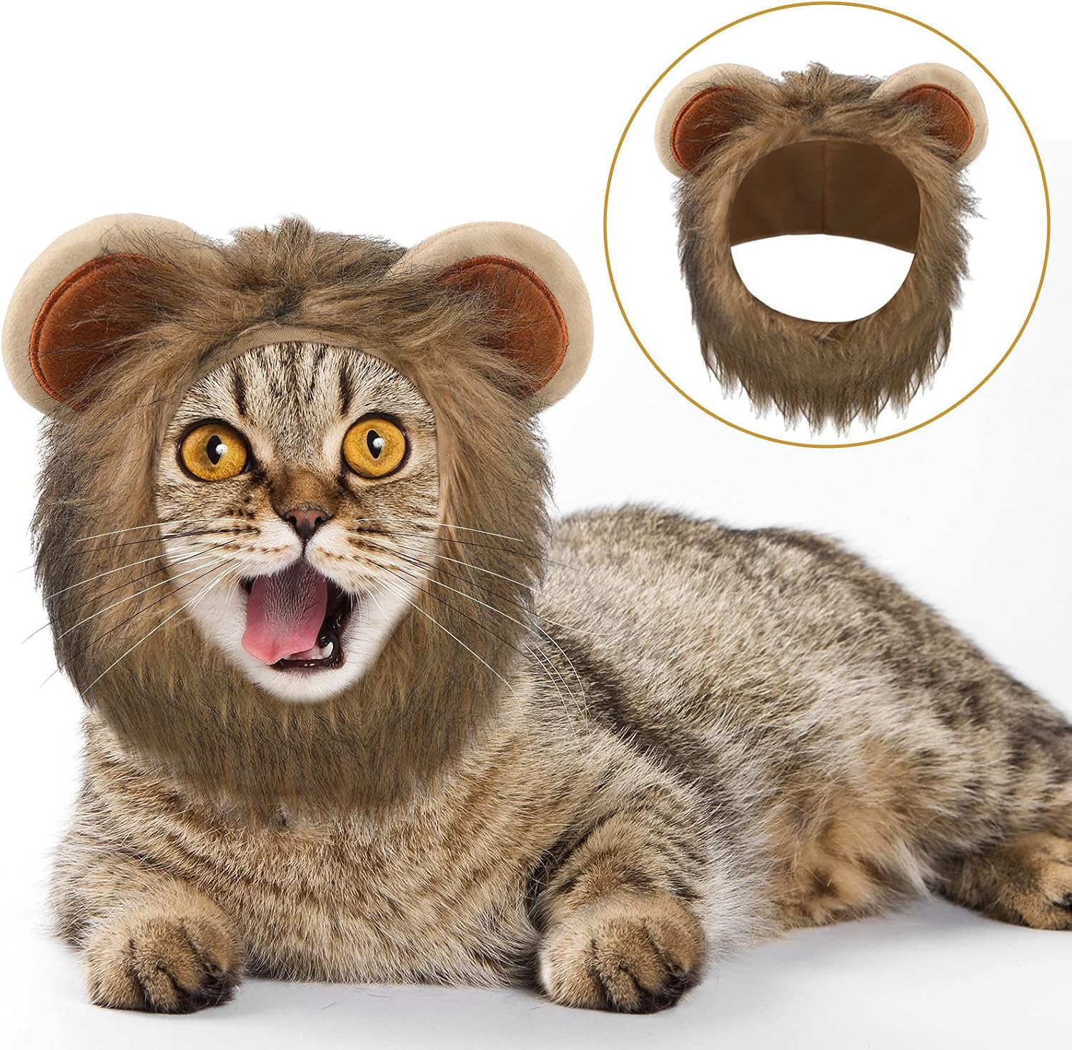 Weewooday 5-Piece Cute Pet Costume Hat Set for Cats & Small Dogs