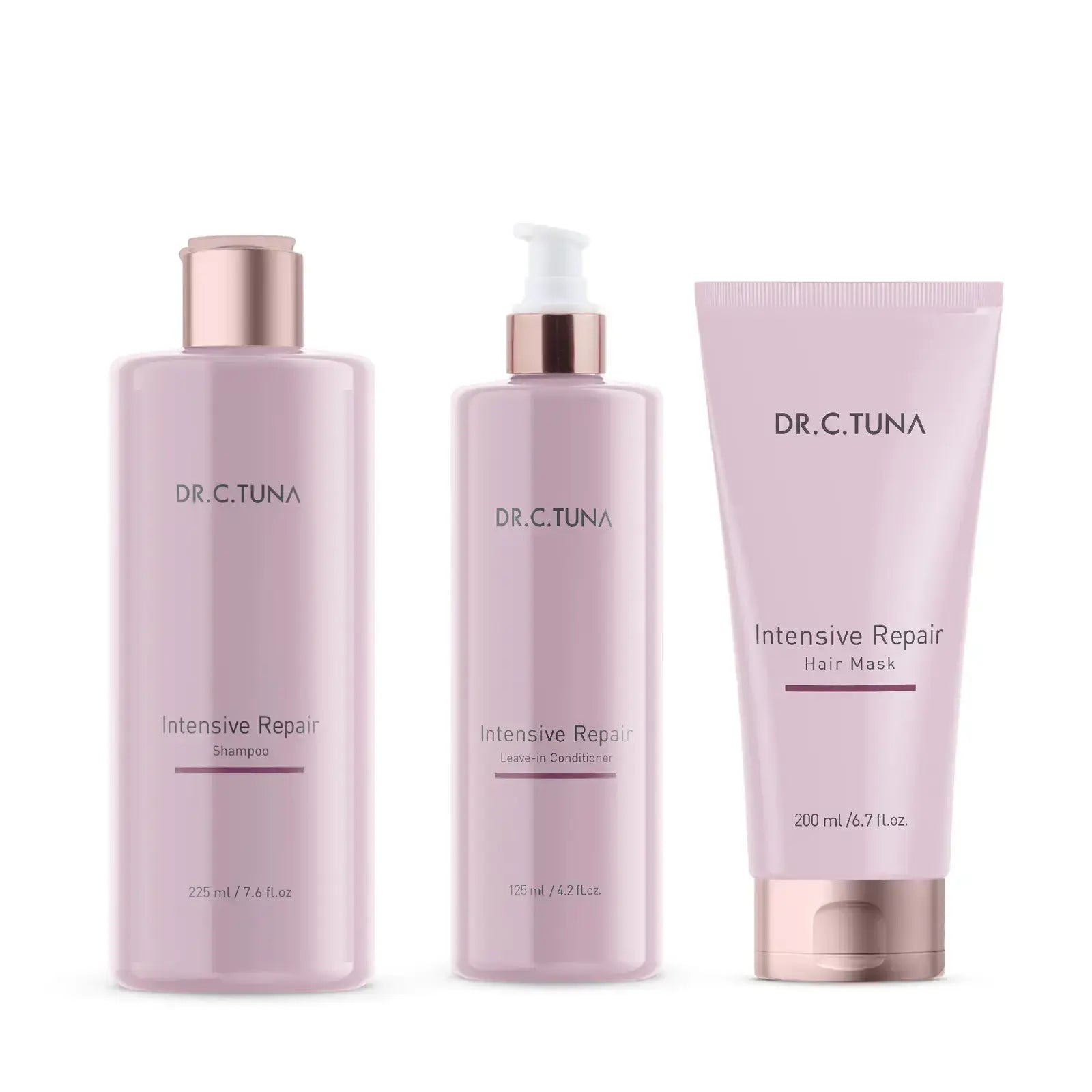 Farmasi Dr. C. Tuna Intensive Repair Bundle Shampoo Mask Leave-In Conditioner