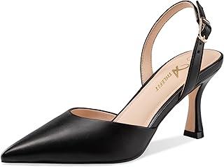 Stiletto Kitten Slingback Pump Pointed Toe