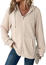 Zip Up Knitted Hoodie Sweater Long Sleeve Loose Fit