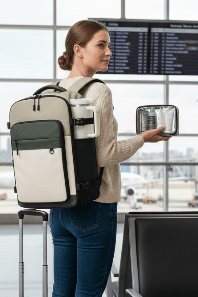 Backpack for Travel Carry on bus, plane or cruise. keep everything close to you. Fits backpack fits under airplane seat