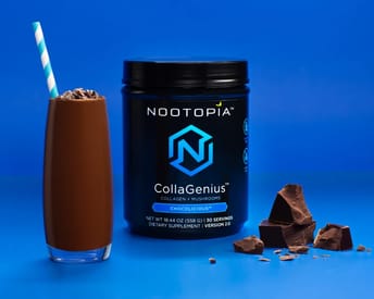 Nootopia CollaGenius 2.0 Chocolicious Mushroom Collagen Brain Supplement